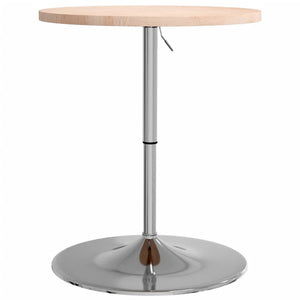 vidaXL Bar Table Ø60x90.5 cm Solid Wood Oak