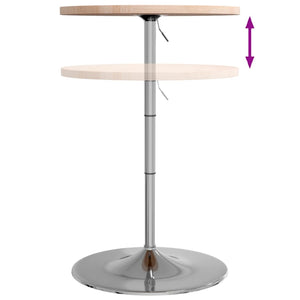 vidaXL Bar Table Ø60x90.5 cm Solid Wood Oak