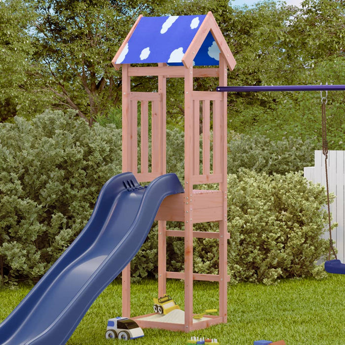 vidaXL Play Tower 52.5x46.5x208 cm Solid Wood Douglas Fir