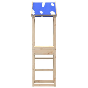 vidaXL Play Tower 52.5x46.5x195 cm Solid Wood Pine