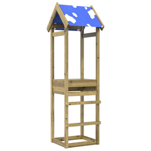 vidaXL Play Tower 52.5x46.5x195 cm Impregnated Wood Pine