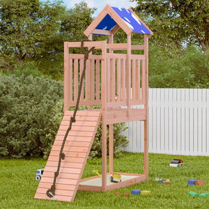 vidaXL Play Tower 110.5x52.5x215 cm Solid Wood Douglas Fir