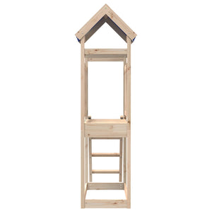 vidaXL Play Tower with Ladder 110.5x52.5x215 cm Solid Wood Pine