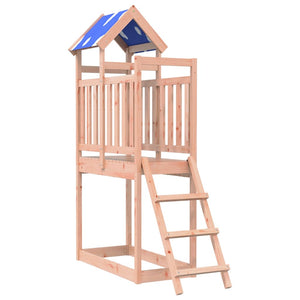 vidaXL Play Tower with Ladder 110.5x52.5x215 cm Solid Wood Douglas Fir