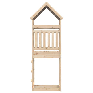 vidaXL Play Tower 85x52.5x265 cm Solid Wood Pine