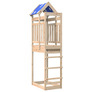 vidaXL Play Tower 85x52.5x239 cm Solid Wood Pine