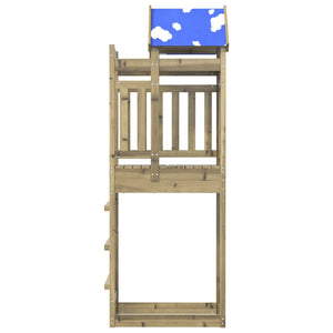 vidaXL Play Tower 85x52.5x239 cm Impregnated Wood Pine