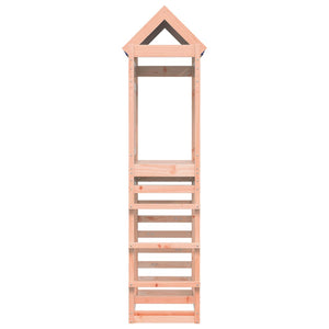 vidaXL Play Tower with Rockwall 85x52.5x239 cm Solid Wood Douglas Fir