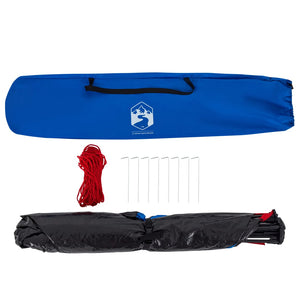 vidaXL Beach Tent 2-Person Azure Blue Quick Release Waterproof