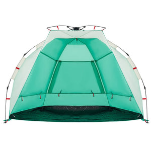 vidaXL Beach Tent 2-Person Sea Green Quick Release Waterproof