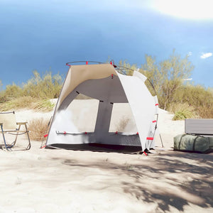 vidaXL Beach Tent 2-Person Grey Quick Release Waterproof