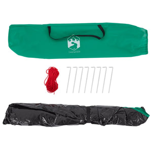 vidaXL Beach Tent 2-Person Sea Green Quick Release Waterproof