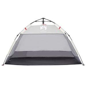 vidaXL Beach Tent 2-Person Grey Quick Release Waterproof