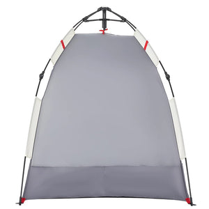 vidaXL Beach Tent 2-Person Grey Quick Release Waterproof