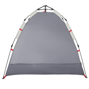 vidaXL Beach Tent 2-Person Grey Quick Release Waterproof