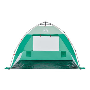 vidaXL Beach Tent 2-Person Sea Green Quick Release Waterproof