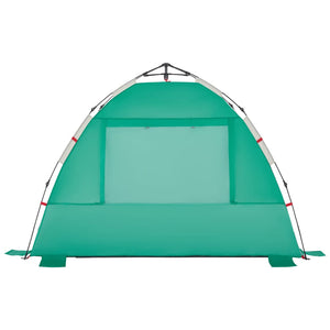 vidaXL Beach Tent 2-Person Sea Green Quick Release Waterproof