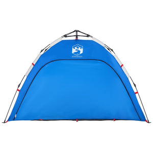 vidaXL Beach Tent 2-Person Azure Blue Quick Release Waterproof