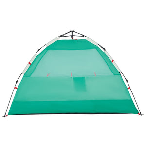 vidaXL Beach Tent 2-Person Sea Green Quick Release Waterproof