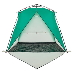 vidaXL Beach Tent 4-Person Sea Green Quick Release Waterproof