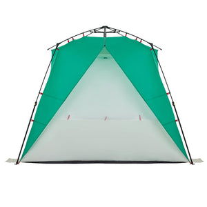 vidaXL Beach Tent 4-Person Sea Green Quick Release Waterproof