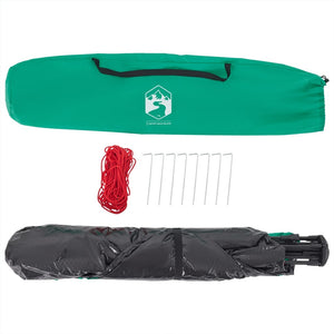 vidaXL Beach Tent 3-Person Sea Green Quick Release Waterproof