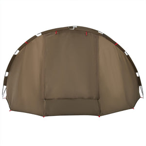 vidaXL Fishing Tent 4-Person Olive Green Waterproof