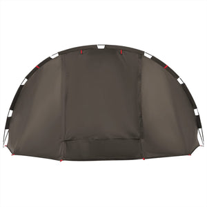 vidaXL Fishing Tent 4-Person Brown Waterproof