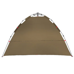 vidaXL Fishing Tent 4-Person Olive Green Quick Release