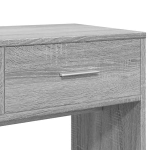 vidaXL 3 Piece Dressing Table Set Grey Sonoma Engineered Wood