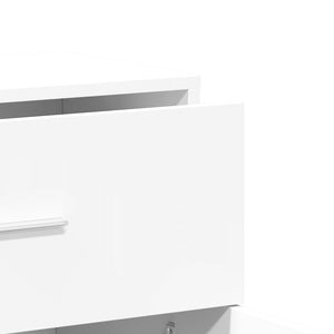 vidaXL Sideboards 2 pcs White 60x31x70 cm Engineered Wood