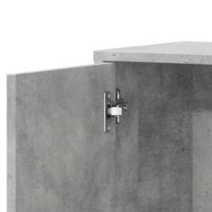 vidaXL Sideboards 2 pcs Concrete Grey 60x31x70 cm Engineered Wood