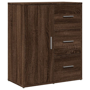 vidaXL Sideboards 2 pcs Brown Oak 60x31x70 cm Engineered Wood