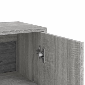 vidaXL Sideboards 2 pcs Grey Sonoma 60x31x84 cm Engineered Wood