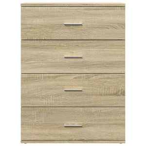 vidaXL Sideboards 2 pcs Sonoma Oak 60x39x80 cm Engineered Wood