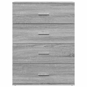 vidaXL Sideboards 2 pcs Grey Sonoma 60x39x80 cm Engineered Wood