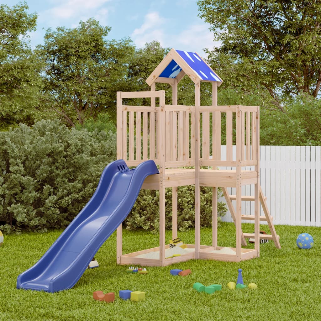 vidaXL Outdoor Playset Solid Wood Pine