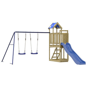 vidaXL Outdoor Playset Impregnated Wood Pine