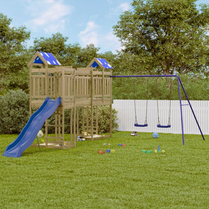 vidaXL Outdoor Playset Impregnated Wood Pine