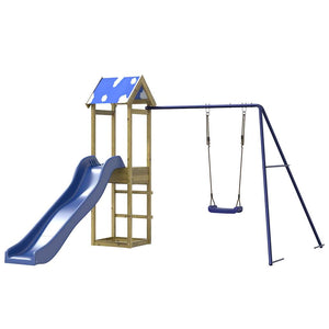 vidaXL Outdoor Playset Impregnated Wood Pine