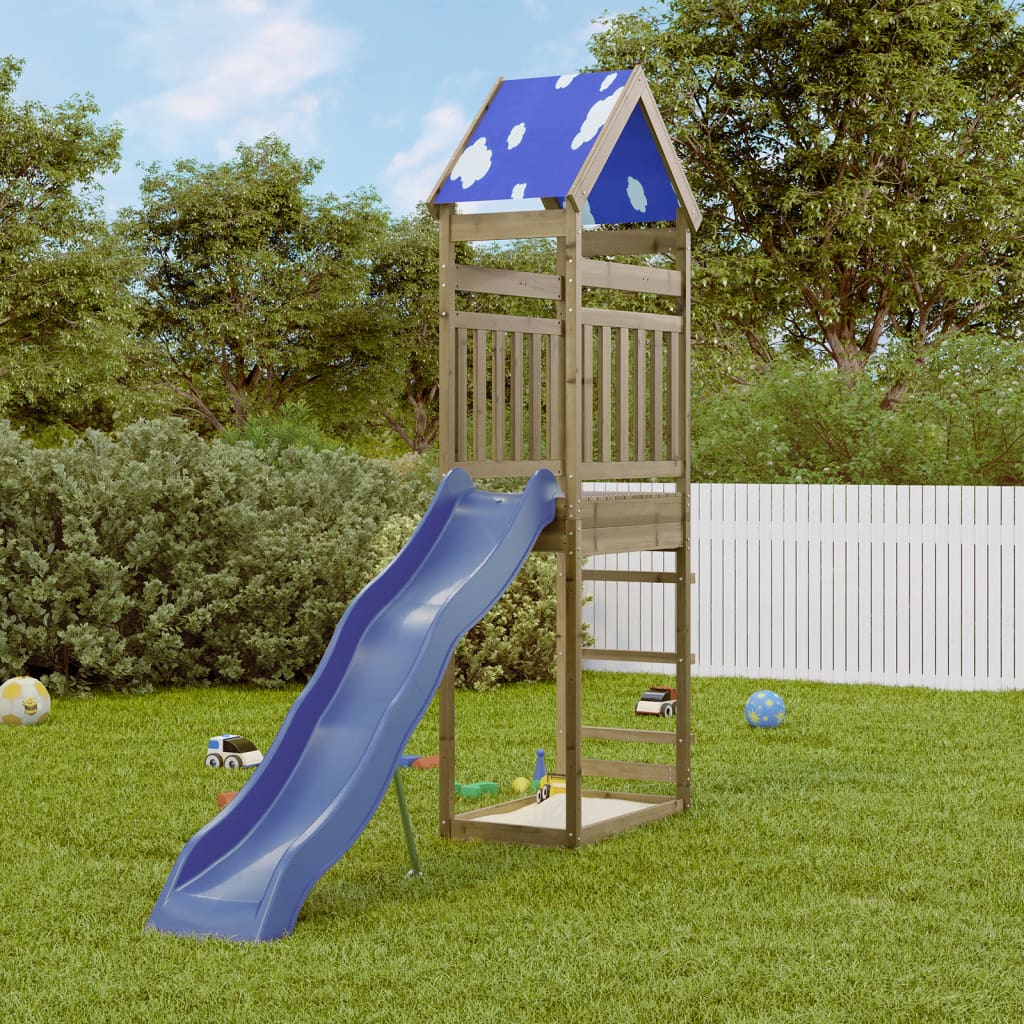 vidaXL Outdoor Playset Impregnated Wood Pine