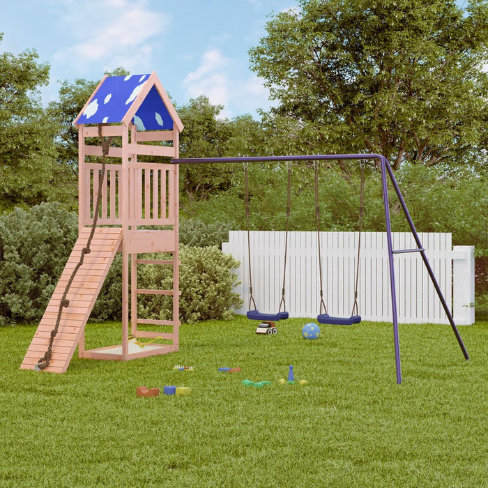 vidaXL Outdoor Playset Solid Wood Douglas