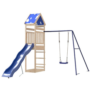 vidaXL Outdoor Playset Solid Wood Pine