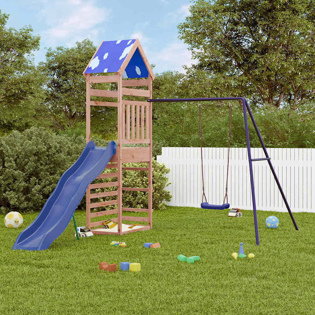 vidaXL Outdoor Playset Solid Wood Douglas