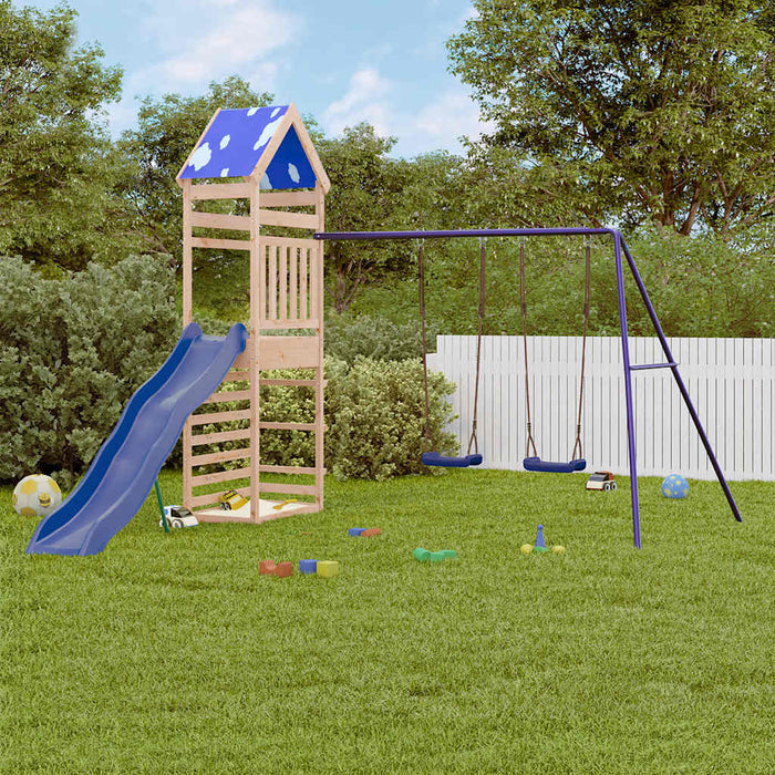 vidaXL Outdoor Playset Solid Wood Pine