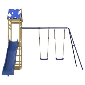 vidaXL Outdoor Playset Impregnated Wood Pine