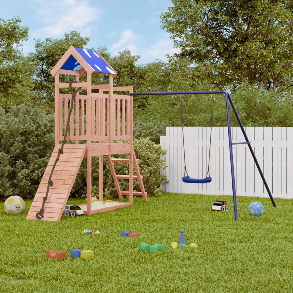 vidaXL Outdoor Playset Solid Wood Douglas