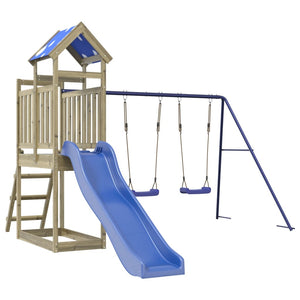 vidaXL Outdoor Playset Impregnated Wood Pine