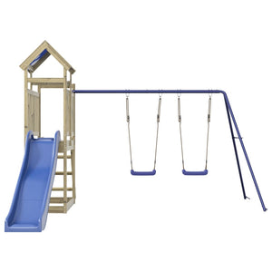 vidaXL Outdoor Playset Impregnated Wood Pine