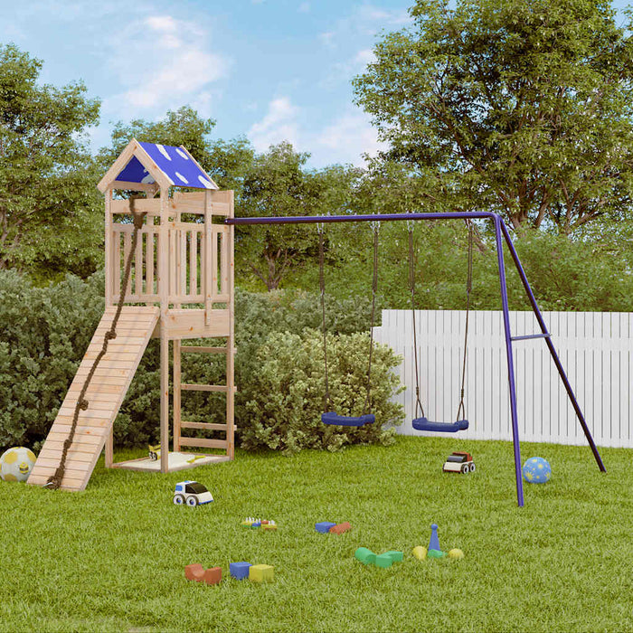 vidaXL Outdoor Playset Solid Wood Pine